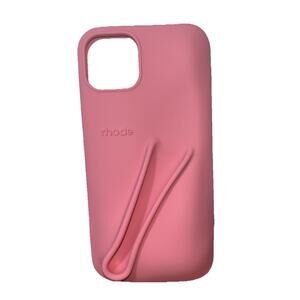 Rhode Peptide Lip-Tint Silicon Phone Case Lipgloss Summer Rose iPhone 15 Plus